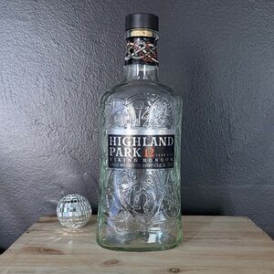 Highland Park 12 Year Old Viking Honour Whiskey EMPTY BOTTLE